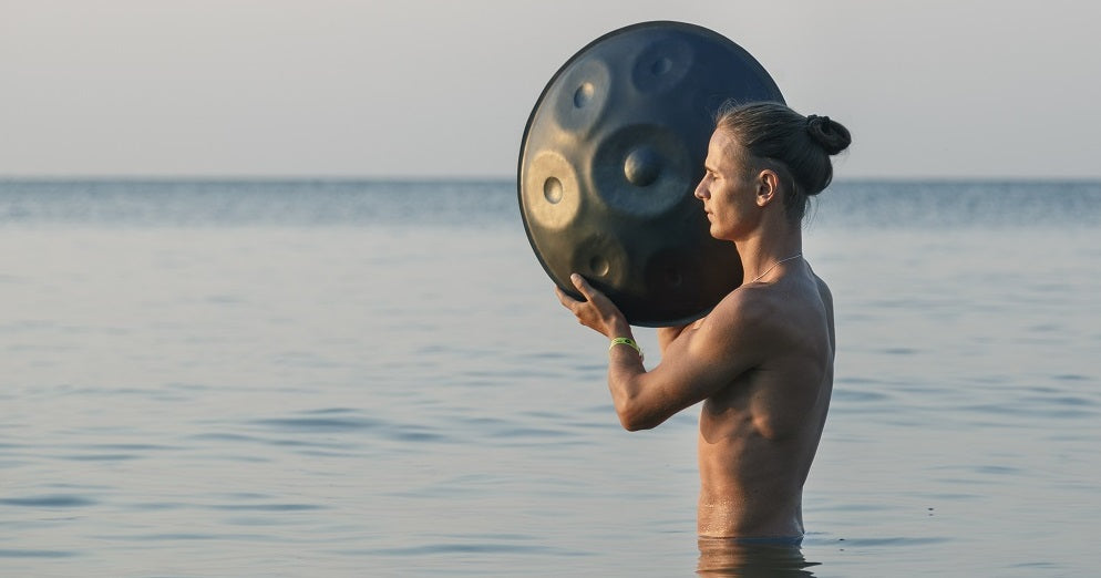 handpan ontspannend muziekinstrument, rustgevend