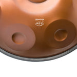 Handpan d minor 9 noten brons, handpan kopen, frequentie 432hz, frequentie 440hz, hang drum, trommel, muziekinstrument